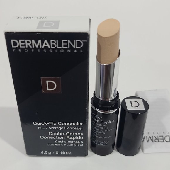NIB ✅DERMABLEND #10N IVORY Quick Fix Concealer Stick ✨ BNIB - Picture 2 of 5